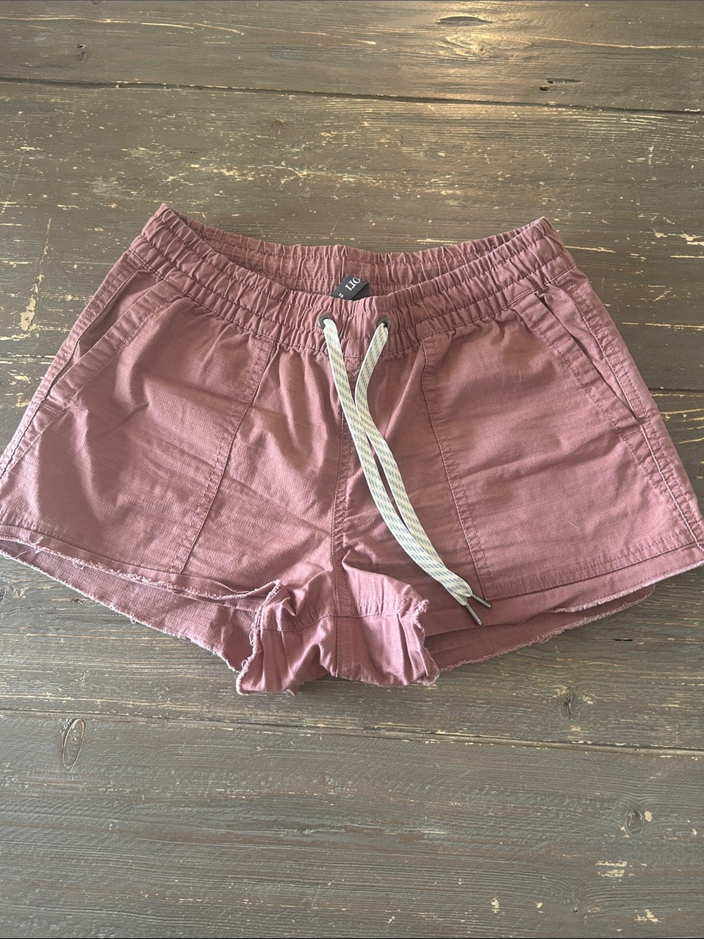 Vuori Mauve Athletic Drawstring Shorts